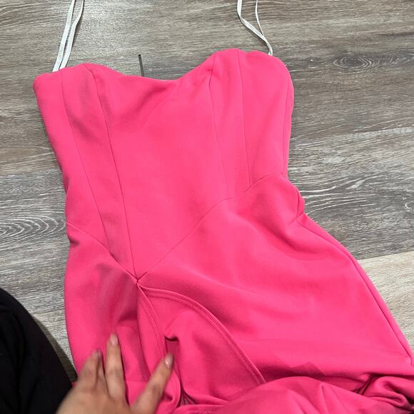 Katie May Rowan Strapless Ruffled Midi Dress X- Small - Picture 3 of 8